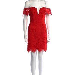 Brand new ASTR THE LABEL red lace dress.